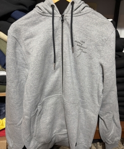 CAMPERA PERSONALIZADA GRIS ALGODON