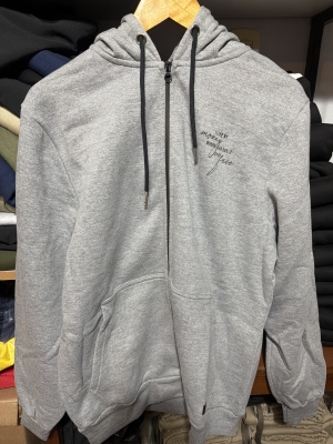 CAMPERA PERSONALIZADA GRIS ALGODON